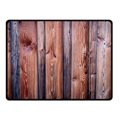 Wood Boards Wooden Wall Wall Boards Double Sided Fleece Blanket (small)  by Simbadda