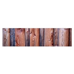 Wood Boards Wooden Wall Wall Boards Satin Scarf (oblong) by Simbadda