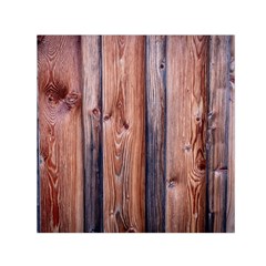 Wood Boards Wooden Wall Wall Boards Small Satin Scarf (square) by Simbadda