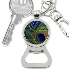 Peacock Feather Macro Peacock Bird Bottle Opener Key Chains by Simbadda