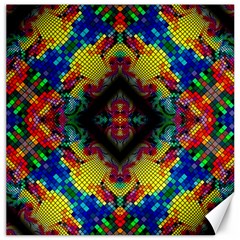 Kaleidoscope Art Pattern Ornament Canvas 20  X 20  by Simbadda