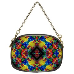 Kaleidoscope Art Pattern Ornament Chain Purse (one Side) by Simbadda