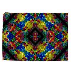 Kaleidoscope Art Pattern Ornament Cosmetic Bag (xxl)