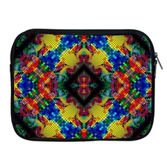 Kaleidoscope Art Pattern Ornament Apple Ipad 2/3/4 Zipper Cases by Simbadda