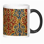 Wall Texture Pattern Carved Wood Morph Mugs Right