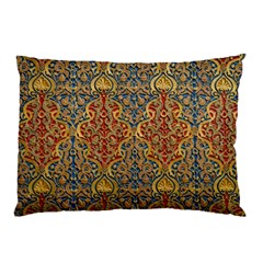 Wall Texture Pattern Carved Wood Pillow Case (two Sides) by Simbadda