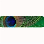 Peacock Feather Macro Peacock Bird Large Bar Mats 32 x8.5  Bar Mat