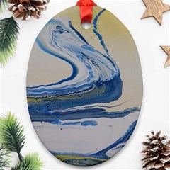 Sun And Water Ornament (oval) by WILLBIRDWELL