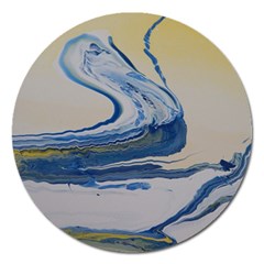 Sun And Water Magnet 5  (round) by WILLBIRDWELL