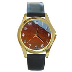 ACID RAIN Round Gold Metal Watch