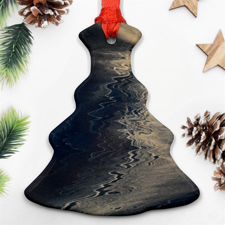 MIDNIGHT Christmas Tree Ornament (Two Sides)