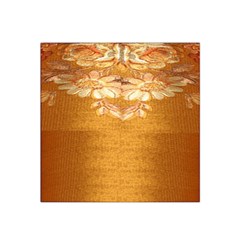 Golden Sunrise Pattern Flowers By Flipstylez Designs Satin Bandana Scarf by flipstylezfashionsLLC