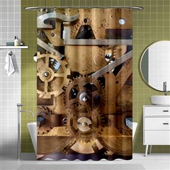 Hazy Time Shower Curtain 48  X 72  (small)  by DeneWestUK