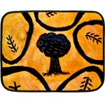 Ceramic Tree Smudge Fleece Blanket (Mini) 35 x27  Blanket