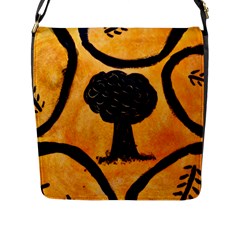 Ceramic Tree Smudge Flap Closure Messenger Bag (l) by DeneWestUK