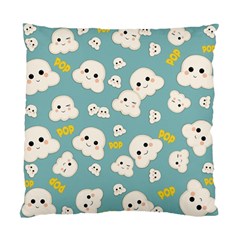 Cute Kawaii Popcorn Pattern Standard Cushion Case (one Side) by Valentinaart