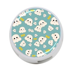 Cute Kawaii Popcorn Pattern 4-port Usb Hub (two Sides) by Valentinaart