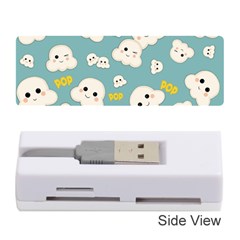 Cute Kawaii Popcorn Pattern Memory Card Reader (stick) by Valentinaart