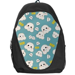 Cute Kawaii Popcorn Pattern Backpack Bag by Valentinaart