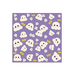 Cute Kawaii Popcorn Pattern Satin Bandana Scarf by Valentinaart