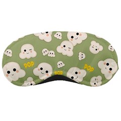 Cute Kawaii Popcorn Pattern Sleeping Masks by Valentinaart