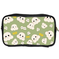 Cute Kawaii Popcorn Pattern Toiletries Bag (two Sides) by Valentinaart