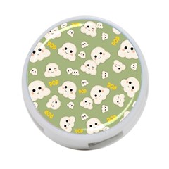 Cute Kawaii Popcorn Pattern 4-port Usb Hub (one Side) by Valentinaart