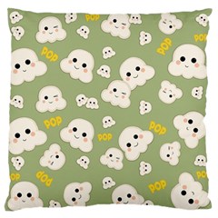 Cute Kawaii Popcorn Pattern Standard Flano Cushion Case (one Side) by Valentinaart