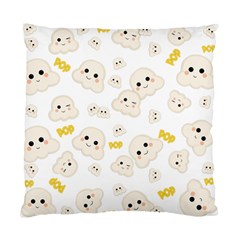 Cute Kawaii Popcorn Pattern Standard Cushion Case (one Side) by Valentinaart