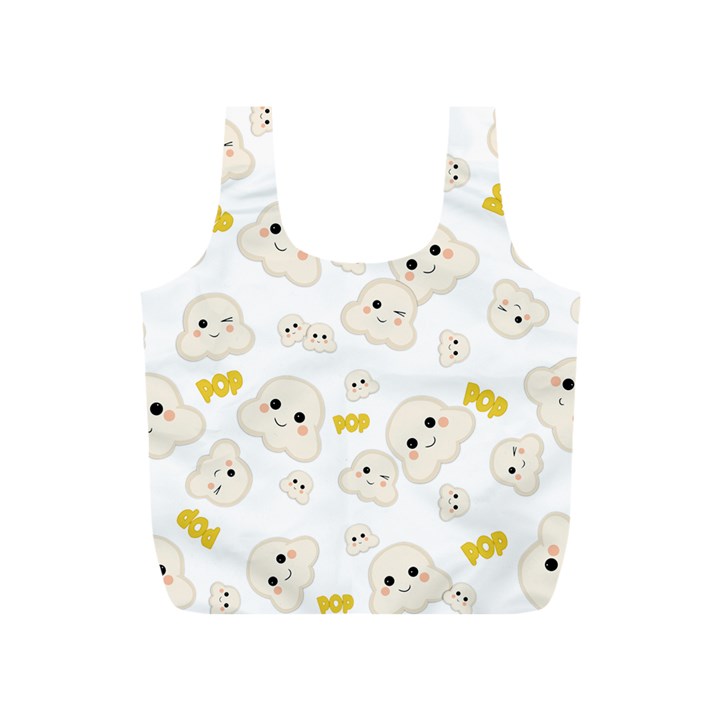 Cute Kawaii Popcorn pattern Full Print Recycle Bag (S)