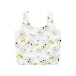 Cute Kawaii Popcorn pattern Full Print Recycle Bag (S) Back