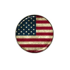 Vintage American Flag Hat Clip Ball Marker (10 Pack) by Valentinaart