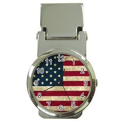 Vintage American Flag Money Clip Watches by Valentinaart