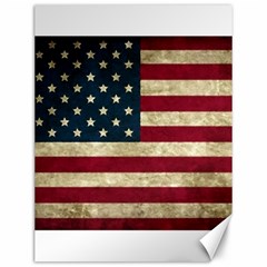 Vintage American Flag Canvas 12  X 16  by Valentinaart