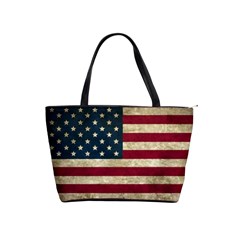 Vintage American Flag Classic Shoulder Handbag by Valentinaart