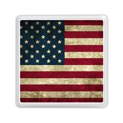 Vintage American Flag Memory Card Reader (square) by Valentinaart