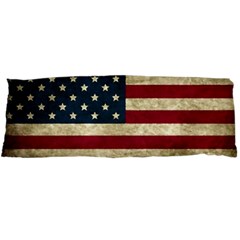 Vintage American Flag Body Pillow Case Dakimakura (two Sides) by Valentinaart