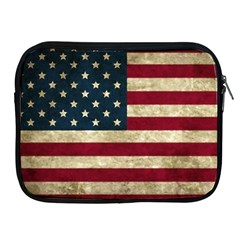 Vintage American Flag Apple Ipad 2/3/4 Zipper Cases by Valentinaart