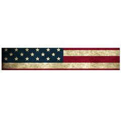 Vintage American Flag Large Flano Scarf  by Valentinaart