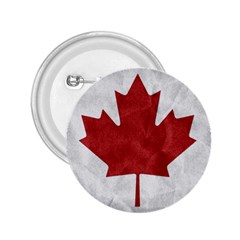 Canada Grunge Flag 2 25  Buttons by Valentinaart