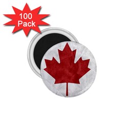 Canada Grunge Flag 1 75  Magnets (100 Pack)  by Valentinaart