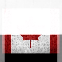 Canada Grunge Flag Rectangular Jigsaw Puzzl by Valentinaart