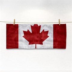 Canada Grunge Flag Hand Towel