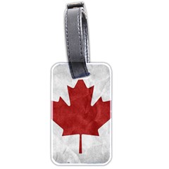 Canada Grunge Flag Luggage Tags (two Sides) by Valentinaart