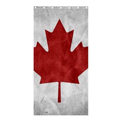 Canada Grunge Flag Shower Curtain 36  X 72  (stall) 