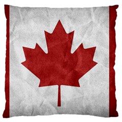 Canada Grunge Flag Standard Flano Cushion Case (one Side) by Valentinaart