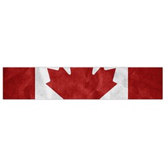 Canada Grunge Flag Small Flano Scarf by Valentinaart