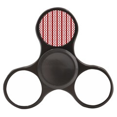 Circles Lines Red White Pattern Finger Spinner by BrightVibesDesign