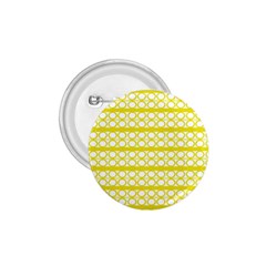 Circles Lines Yellow Modern Pattern 1 75  Buttons by BrightVibesDesign