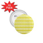 Circles Lines Yellow Modern Pattern 1.75  Buttons (10 pack) Front